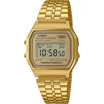 CASIO Vintage Collection Gold Stainless Steel Bracelet A-158WETG-9AEF