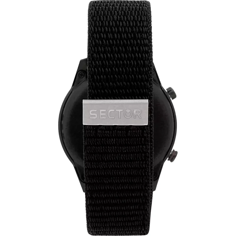 SECTOR S 02 Smart Black Fabric Strap R3251545002