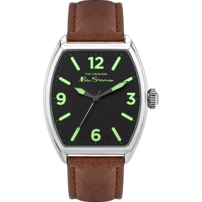 BEN SHERMAN The Originals Brown Leather Strap BS040T