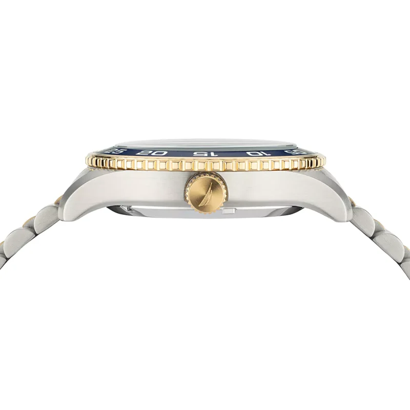 NAUTICA Pacific Beach Two Tone Stainles Steel Bracelet  NAPPBF140