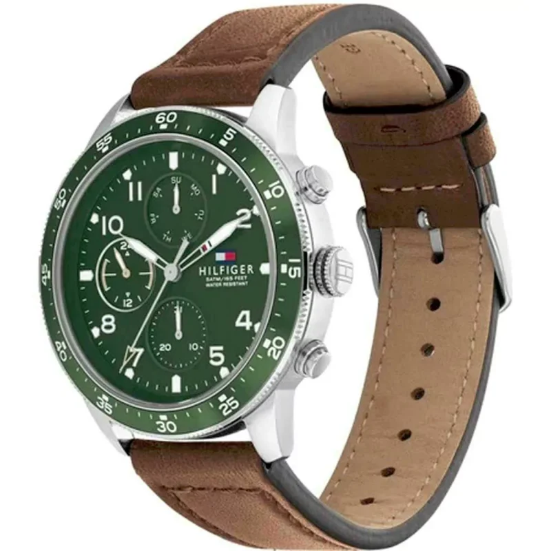 TOMMY HILFIGER Jimmy Brown Leather Strap 1791948