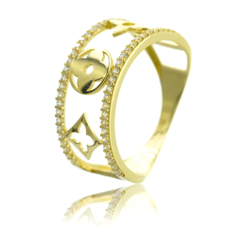 Χρυσό Δαχτυλίδι 14Κ | Ζιργκόν | GD325