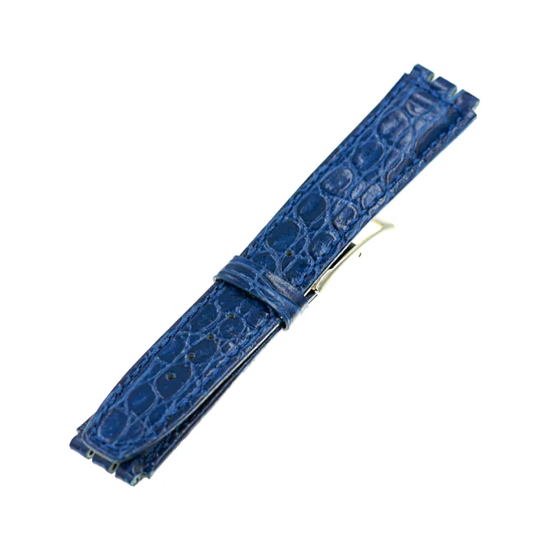 Δερμάτινο Σαυρέ Λουράκι | Μπλε | Εμπορίου Swatch | 20mm | SW008