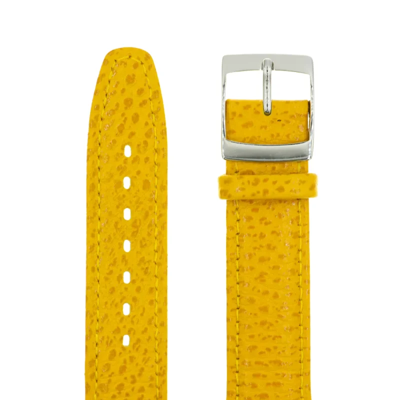 Δερμάτινο Λουράκι | Κίτρινο | Εμπορίου Swatch | 20mm | SW010