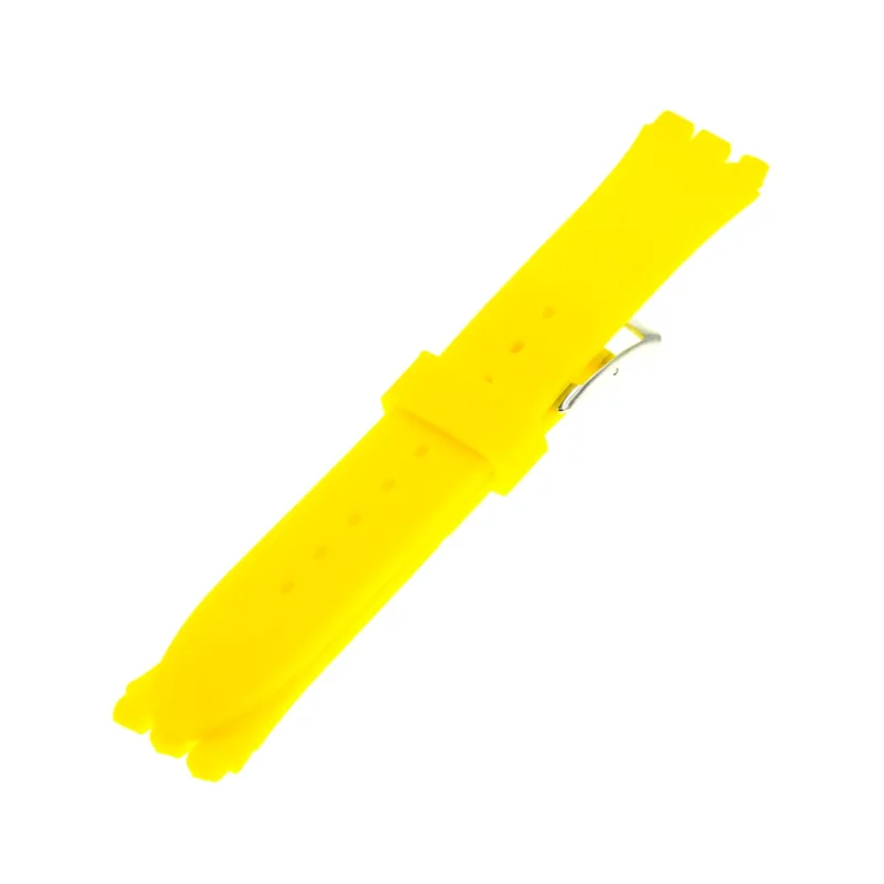 Σιλικόνης Λουράκι | Κίτρινο | Εμπορίου Swatch | 16mm | SW032