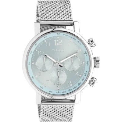 OOZOO  Timepieces Silver Metallic Bracelet  C10902