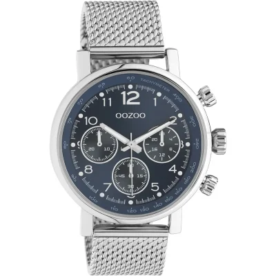 OOZOO  Timepieces Silver Metallic Bracelet  C10904