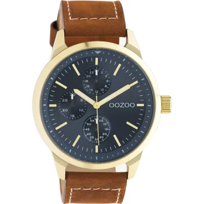 OOZOO  Timepieces Brown Leather Strap C10906