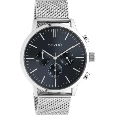 OOZOO  Timepieces Silver Metallic Bracelet  C10911