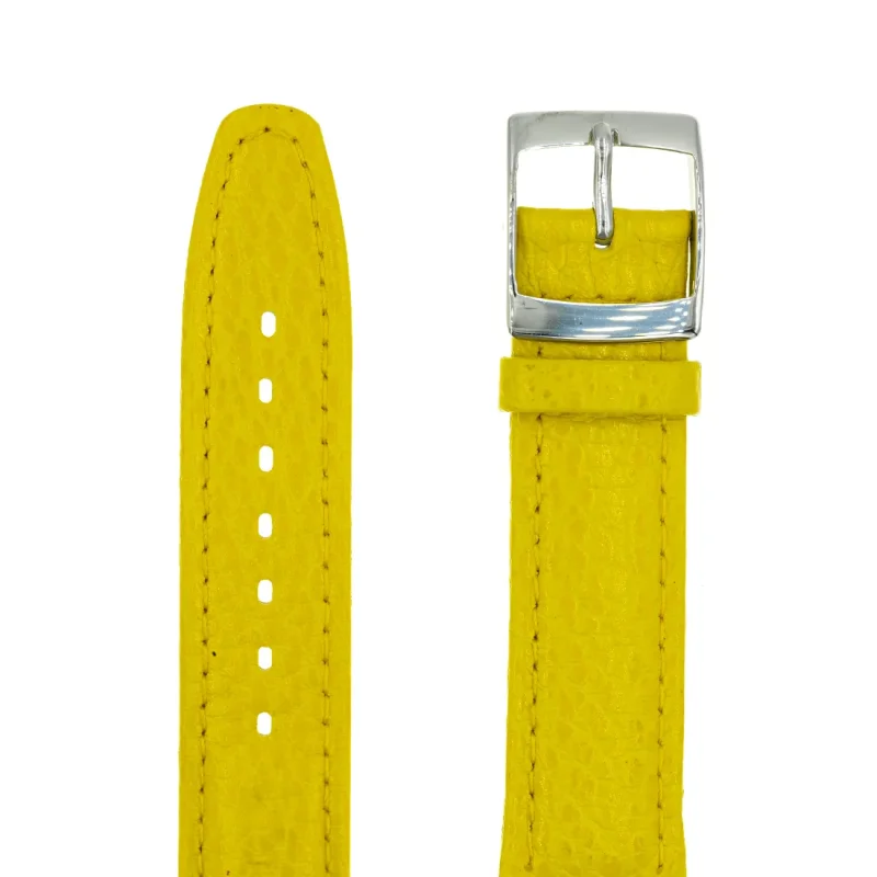 Δερμάτινο Λουράκι | Κίτρινο | Εμπορίου Swatch | 16mm | SW049