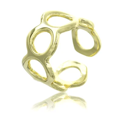 Ασημένιο Επιχρυσωμένο Δαχτυλίδι 925 | GD355