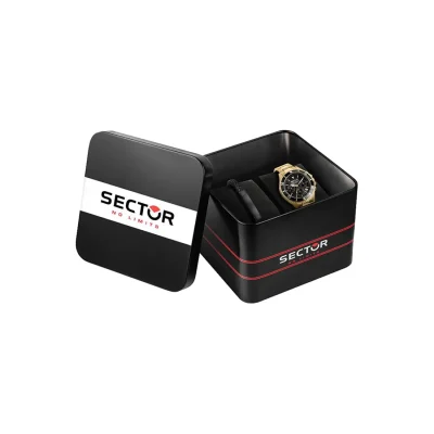 SECTOR 230 Boxset Gold Stainless Steel Bracelet R3273661028