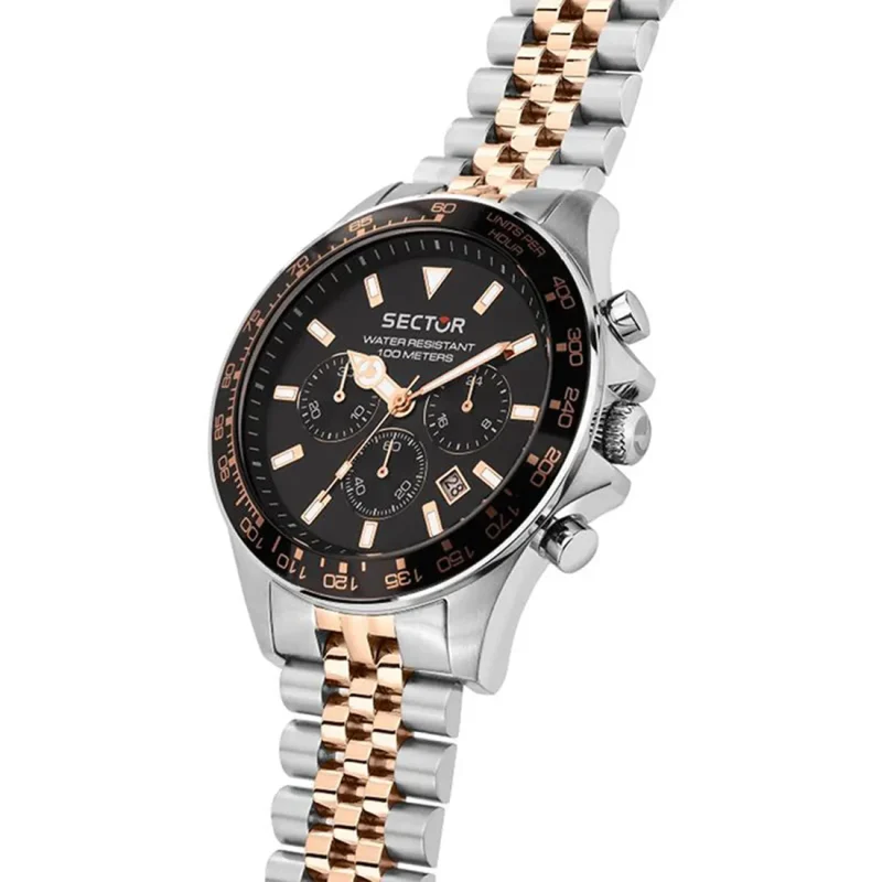 SECTOR 230 Chrono Two Tone Stainless Steel Bracelet R3273661031