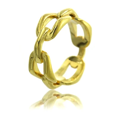 Ασημένιο Επιχρυσωμένο Δαχτυλίδι 925 | GD369