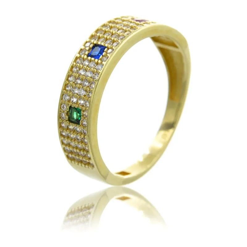 Χρυσό Δαχτυλίδι 14Κ | Ζιργκόν | GD380