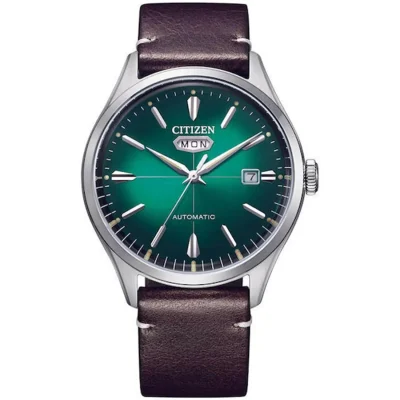 CITIZEN Gents C7 Series Auto Brown Leather Strap NH8390-03XE