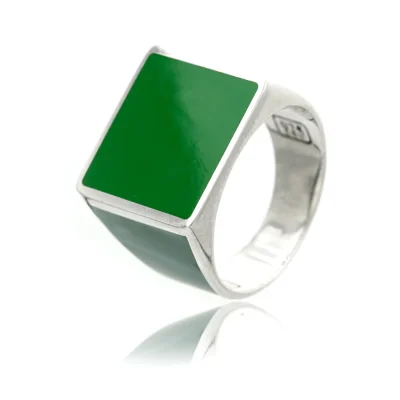 Ασημένιο Δαχτυλίδι 925 | Πράσινο | GD396