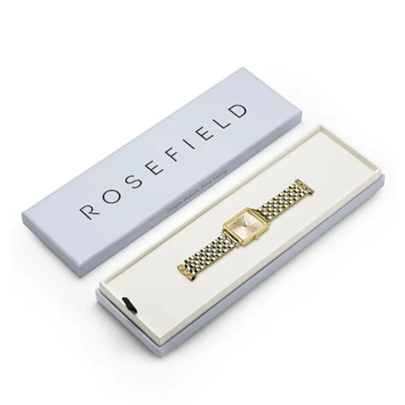 ROSEFIELD The Boxy XS Gold Stainless Steel Bracelet QCGSG-Q048