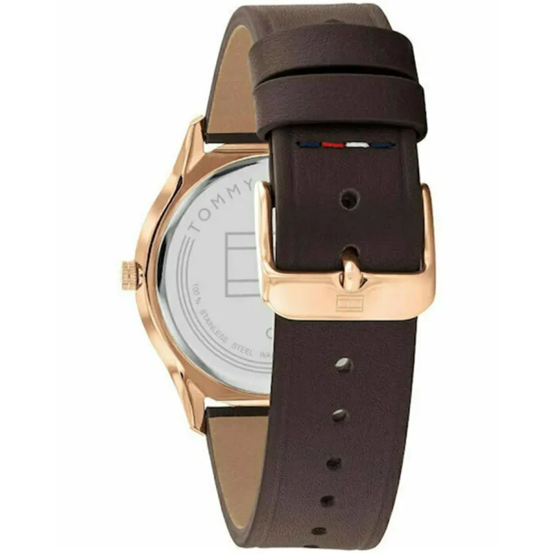 TOMMY HILFIGER Griffin Brown Leather Strap 1710466