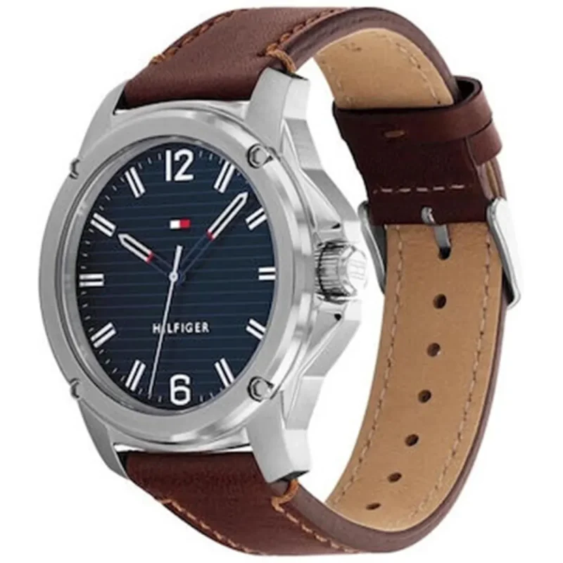 TOMMY HILFIGER Casual Brown Leather Strap 1710484