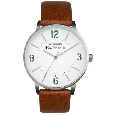 BEN SHERMAN The Originals Brown Leather Strap BS059T