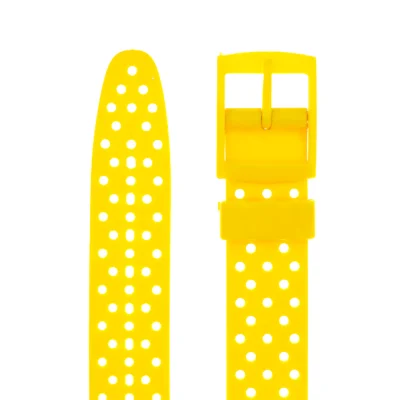 Καουτσούκ Λουράκι | Κίτρινο | Εμπορίου Swatch | 17mm | SW063