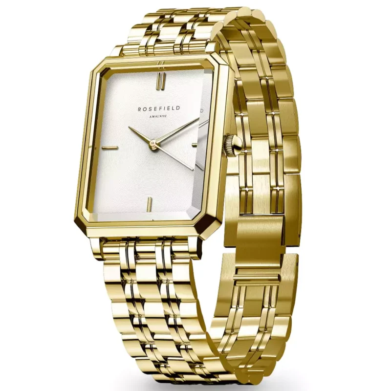 ROSEFIELD The Octagon XS Gold Stainless Steel Bracelet OWGSG-O60