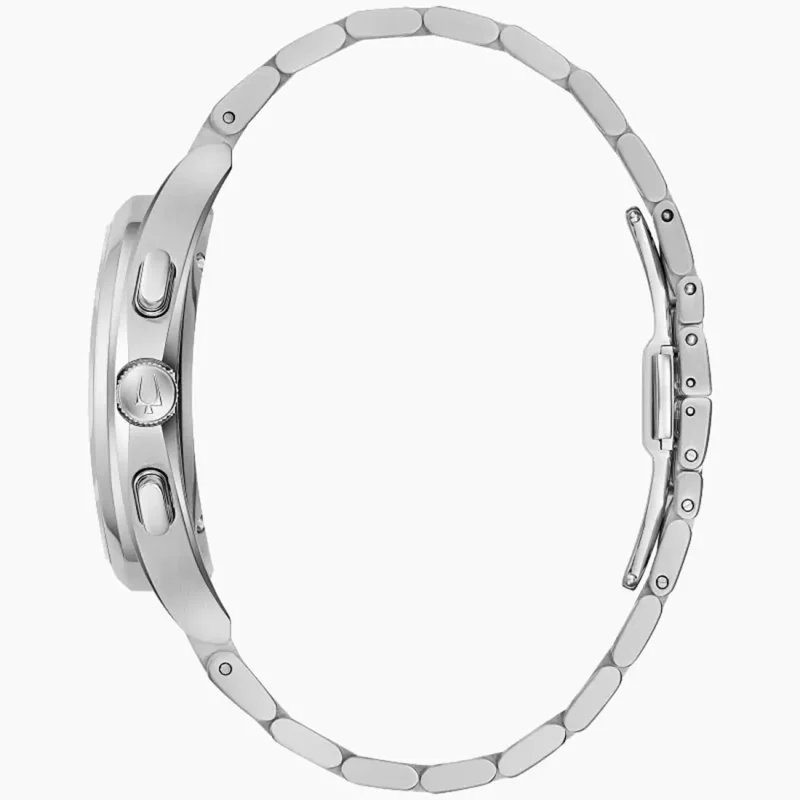 BULOVA  Curv Chrono Stainless Steel Bracelet  96A298
