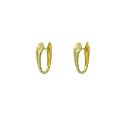 Χρυσά Γυναικεία Σκουλαρίκια 14Κ | Κρίκοι | 7 mm | AS854