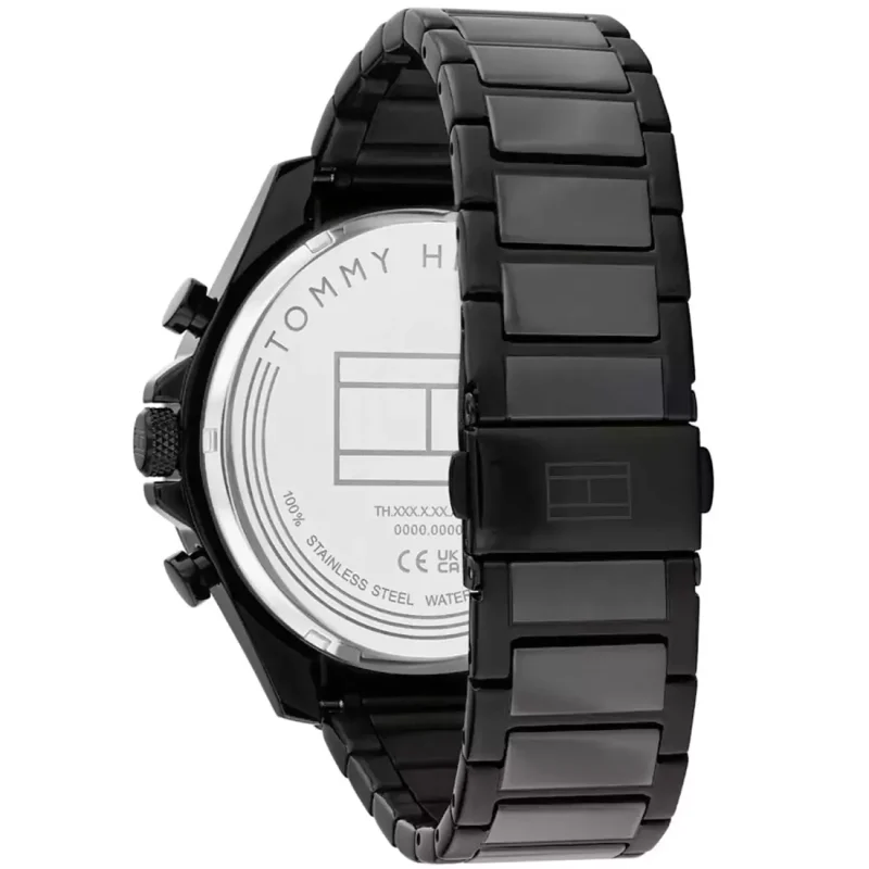 TOMMY HILFIGER Clark Black Stainless Steel Bracelet 1792081