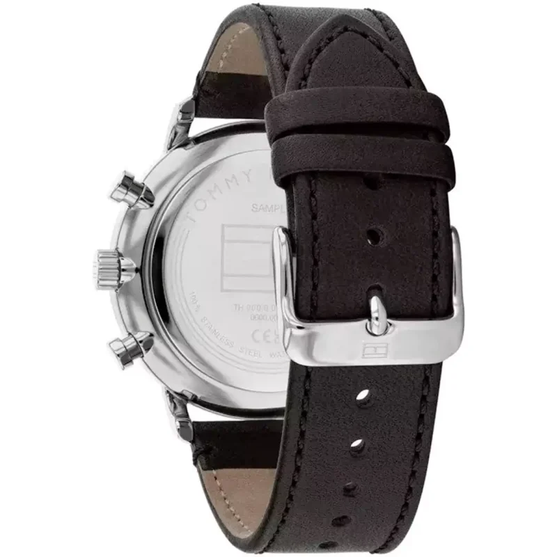 TOMMY HILFIGER Legend Black Leather Strap 1710565