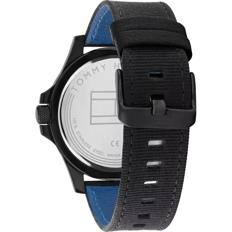 TOMMY HILFIGER Ryan Black Fabric Strap 1791993