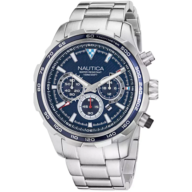 NAUTICA NST Chrono Set Stainless Steel Bracelet NAPNSF307