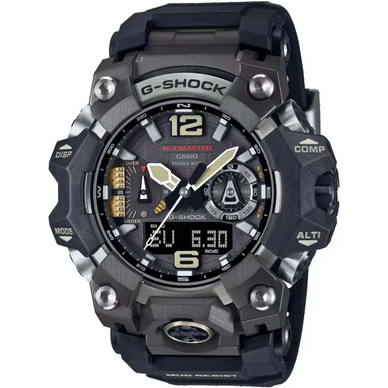 CASIO G-Shock Mudmaster Solar Black Rubber Strap GWG-B1000-1AER