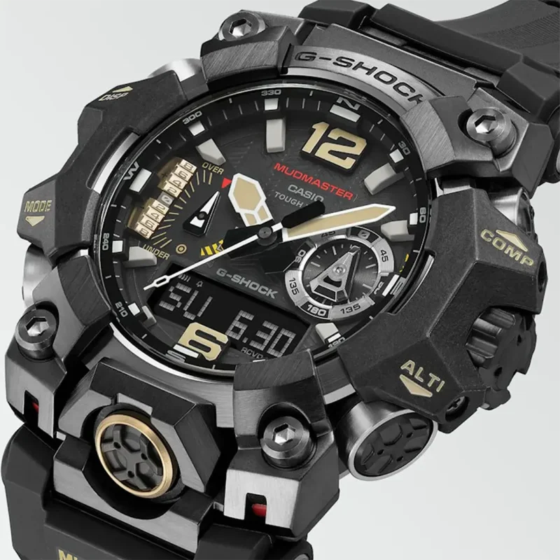 CASIO G-Shock Mudmaster Solar Black Rubber Strap GWG-B1000-1AER