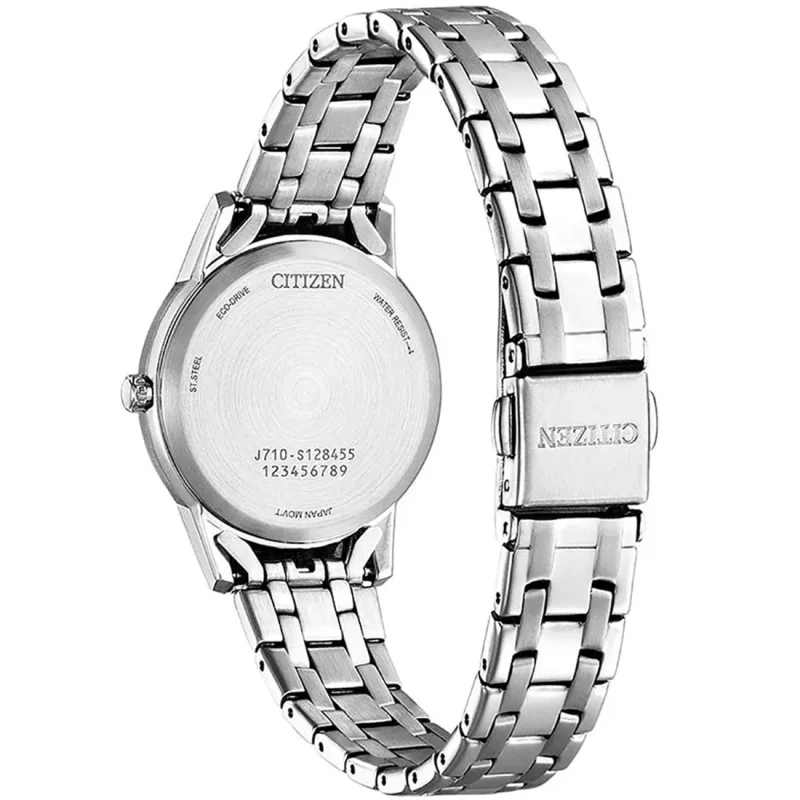 CITIZEN Eco-Drive Crystals Stainless Steel Bracelet FE1240-81L