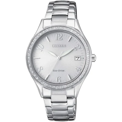 CITIZEN Eco-Drive Crystals Stainless Steel Bracelet EO1180-82A