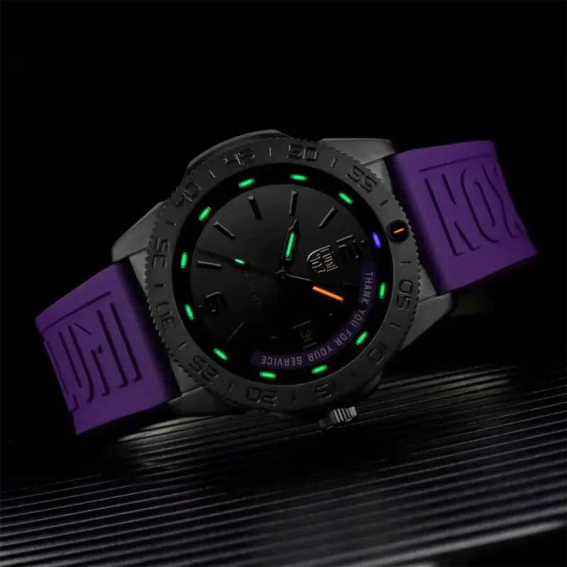 LUMINOX Limited Edition Purple Rubber Strap XST.3121.BOS