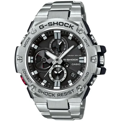 CASIO G-Shock Tough Solar Bluetooth Stainless Steel Bracelet GST-B100D-1AER