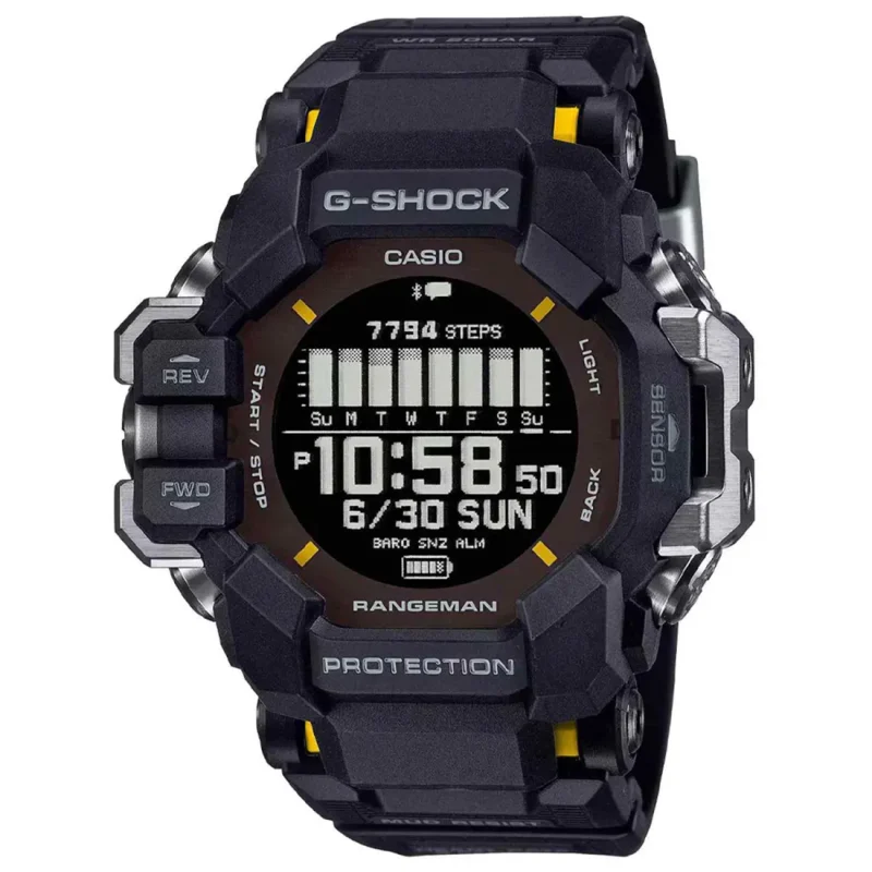 CASIO G-Shock Master Rangeman Solar Smart Black Rubber Strap GPR-H1000-1ER