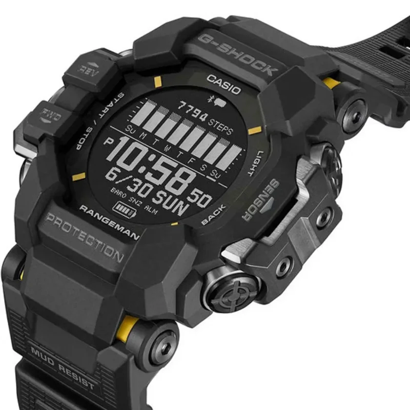 CASIO G-Shock Master Rangeman Solar Smart Black Rubber Strap GPR-H1000-1ER