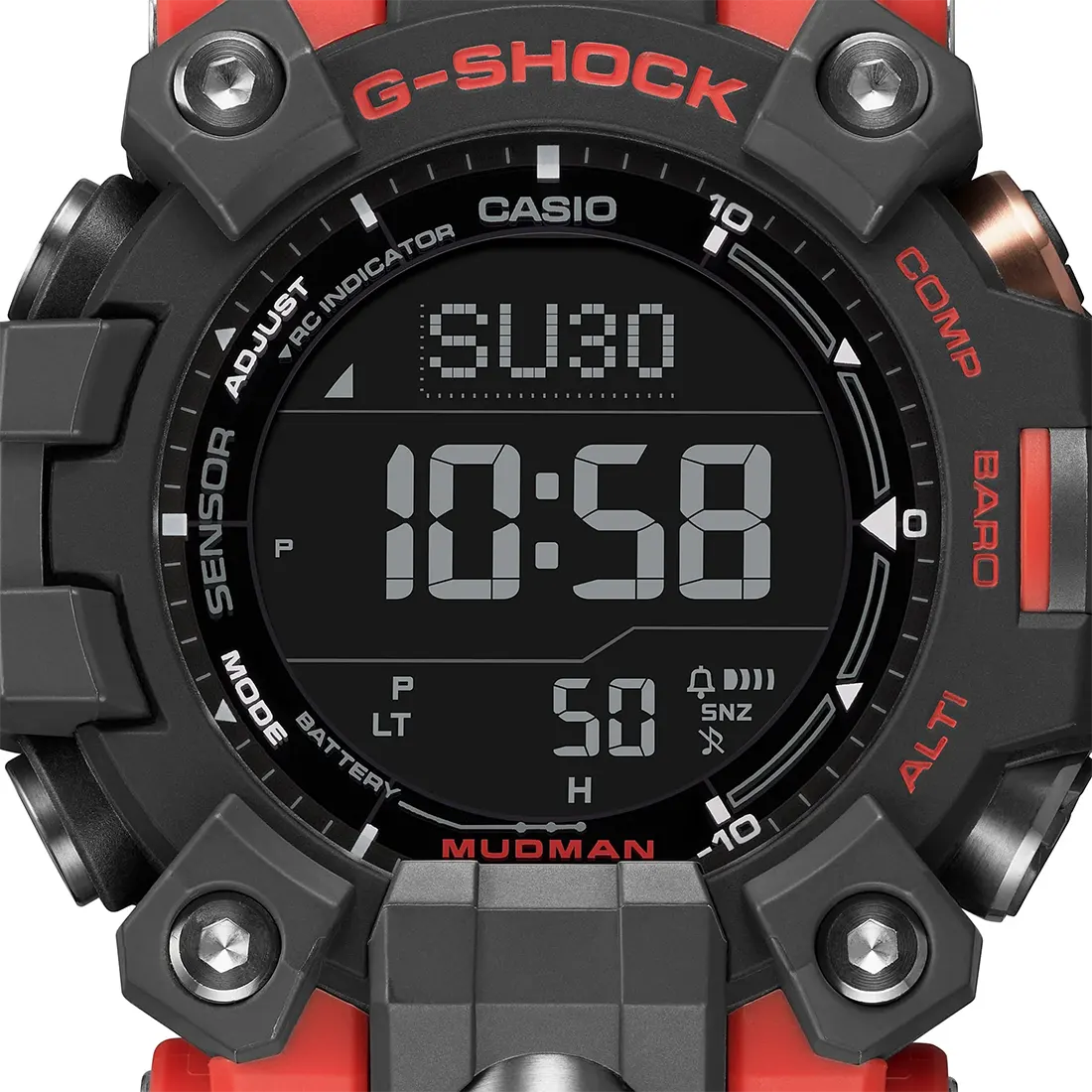 CASIO G-Shock Master Of G-Land Mudman Black Rubber Strap GW-9500-1A4