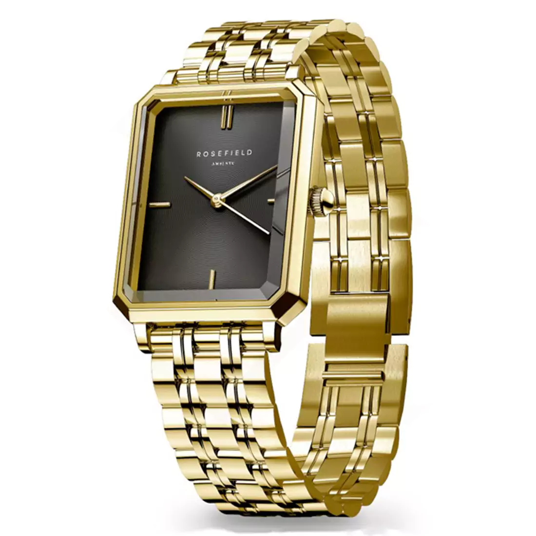 ROSEFIELD The Octagon XS Gold Stainless Steel Bracelet OBGSG-O61