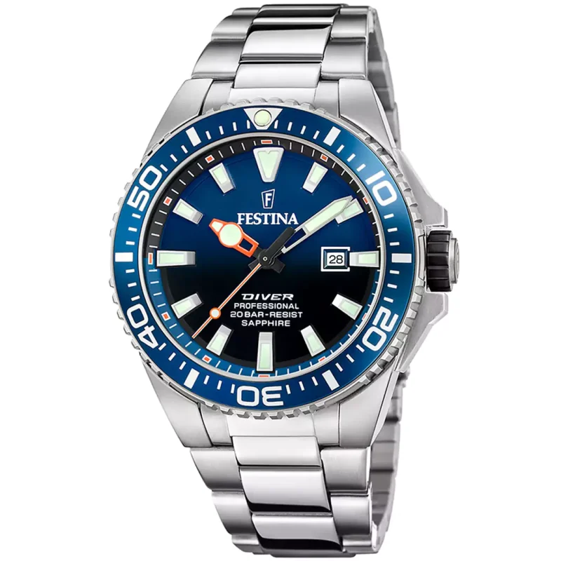 FESTINA Divers Sapphire Stainless Steel Bracelet F20663/1