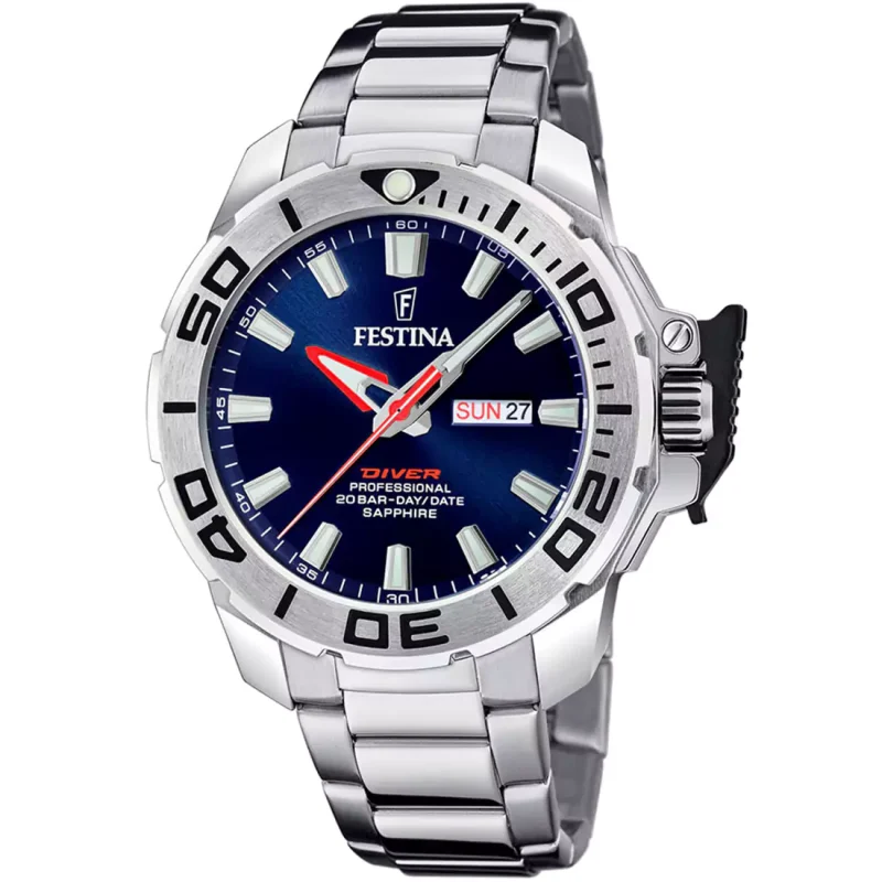 FESTINA Divers Sapphire Stainless Steel Bracelet F20665/1