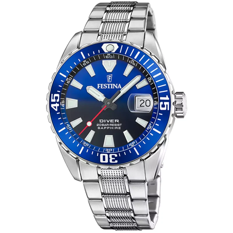 FESTINA Divers Sapphire Stainless Steel Bracelet F20669/1