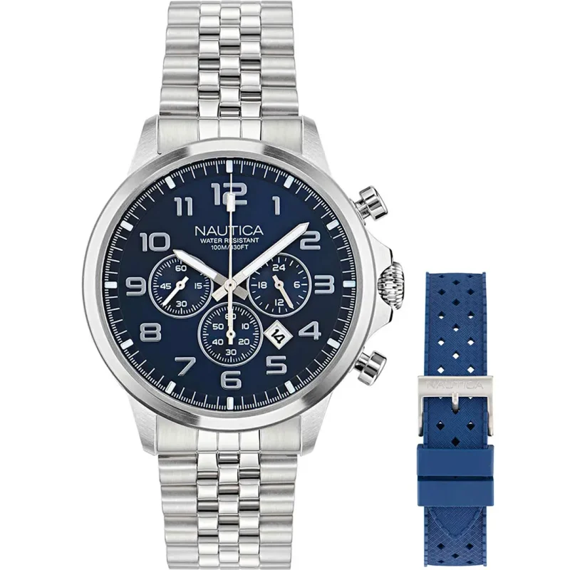 NAUTICA NCT Blue Ocean Chrono Gift Box NAPBOS406