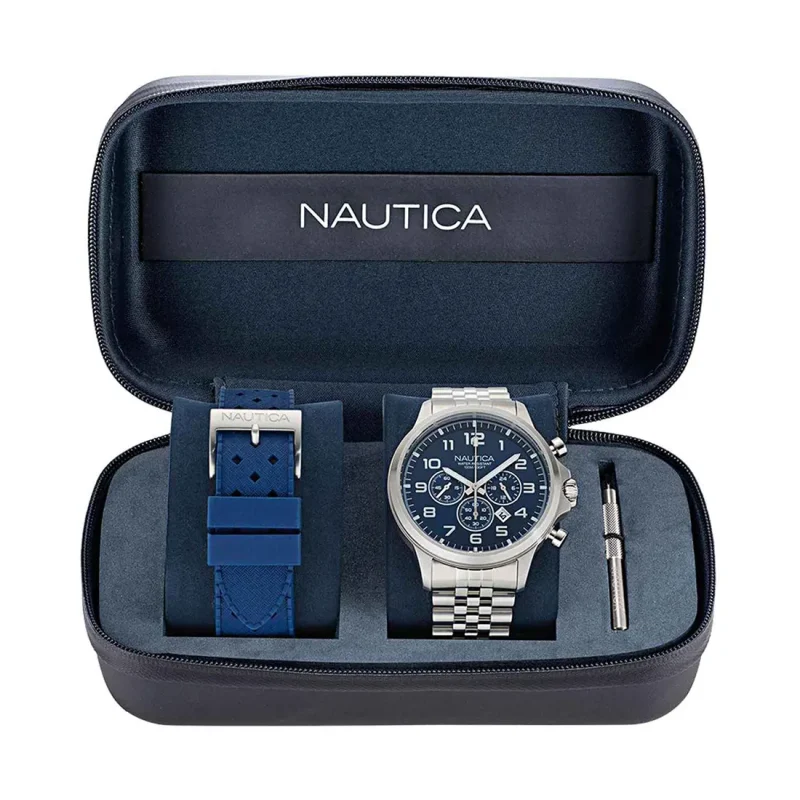 NAUTICA NCT Blue Ocean Chrono Gift Box NAPBOS406