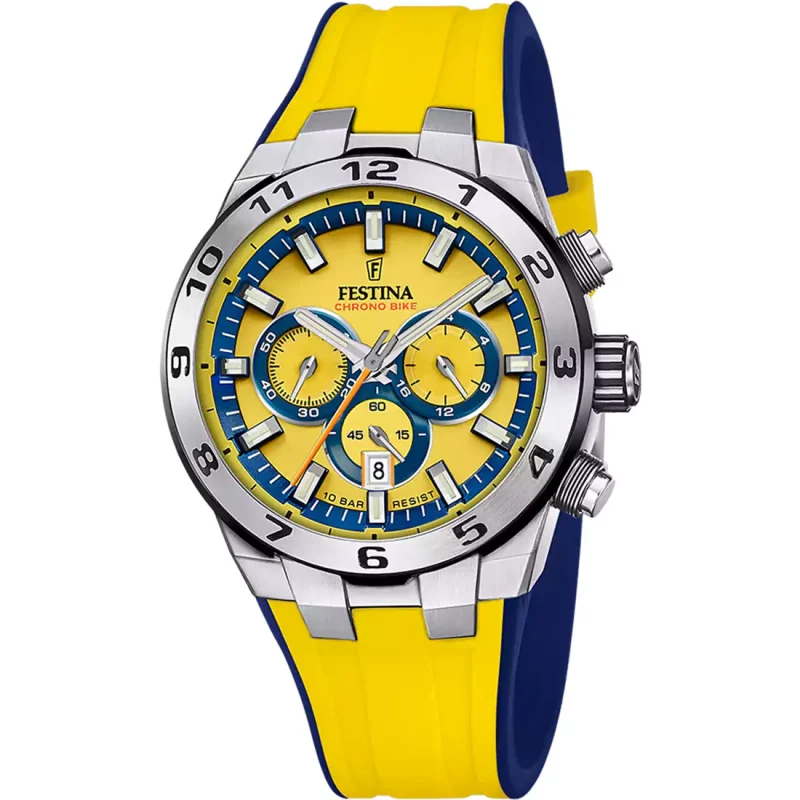 FESTINA Chrono Bike Yellow Rubber Strap F20671/4