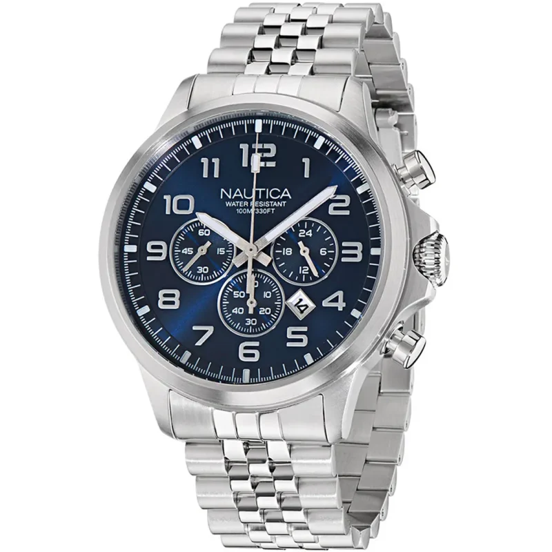 NAUTICA NCT Blue Ocean Chrono Box Set NAPBOS406